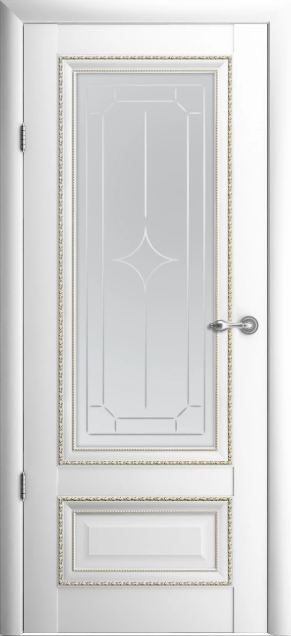 Межкомнатная дверь Версаль 1 остеклённая белый галерея