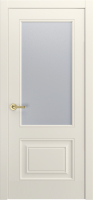 Межкомнатная дверь Версаль-1Ф остеклённая RAL9010 молочно-белый
