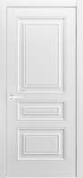 Межкомнатная дверь эмаль Milyana Версаль-2Ф глухая белоснежный