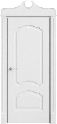 Межкомнатная дверь Версаль, глухая, белый