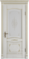 Межкомнатная дверь экошпон VFD Vesta, остекленная, Bianco Classic PG