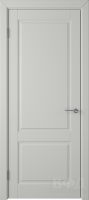 Межкомнатная дверь VFD Доррен 58ДГ02, глухая, Cotton светло-серый