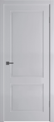 Межкомнатная дверь эмаль VFD Флэт, глухая, Cotton светло-серый