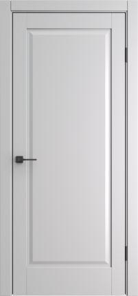 Межкомнатная дверь винил ДП-1, глухая, Silver Grey