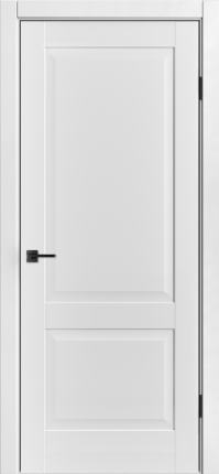 Межкомнатная дверь экошпон Luxor ДП-2, глухая, White Silk
