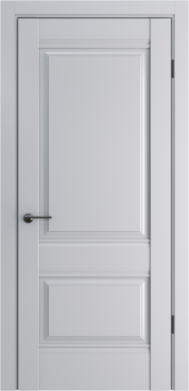 Межкомнатная дверь винил ДП-51, глухая, Silver Grey