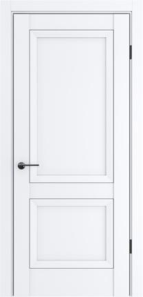 Межкомнатная дверь винил ДП-61, глухая, White Pearl