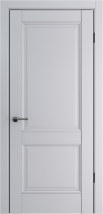 Межкомнатная дверь винил ДП-78, глухая, Silver Grey