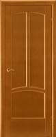 Межкомнатная дверь из массива ольхи Виола, глухая, медовый орех