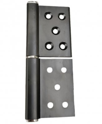 Петля без врезки B1-BL R 126,3x90,5 x3.0 черный, правый
