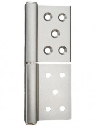 Петля без врезки B1-SC R 126,3x90,5 x3.0 матовый хром, правый