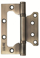 Петля без врезки BUSSARE B020-U 100X75X2.5-2BB-1AB, античная бронза