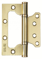 Петля без врезки BUSSARE B020-U 100X75X2.5-2BB-1WG, валлийское золото