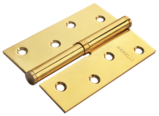 Петля карточная разъемная MSD 100X70X2.5 PG L стальная левая, врезная, цвет золото