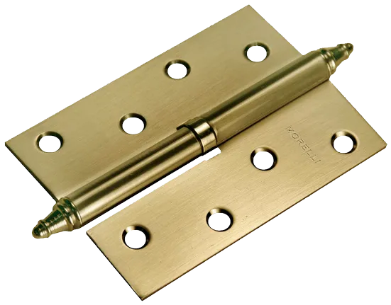 Петля разъемная карточная MS 100X70X2.5 L AB стальная левая, врезная, цвет античная бронза, сталь