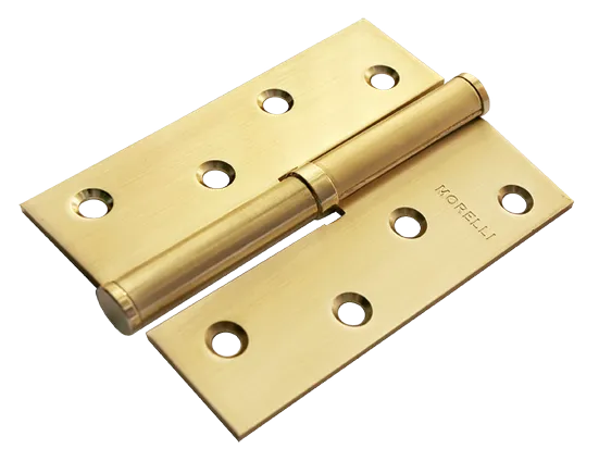Петля разъемная карточная MSND 100X70X2.5 SG R с подшипником стальная правая, врезная, цвет матовое золото