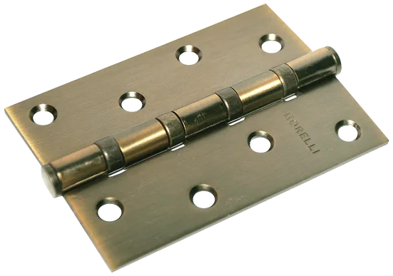 Петля универсальная карточная MS 100X70X2.5-4BB COF стальная, врезная, цвет кофе, сталь