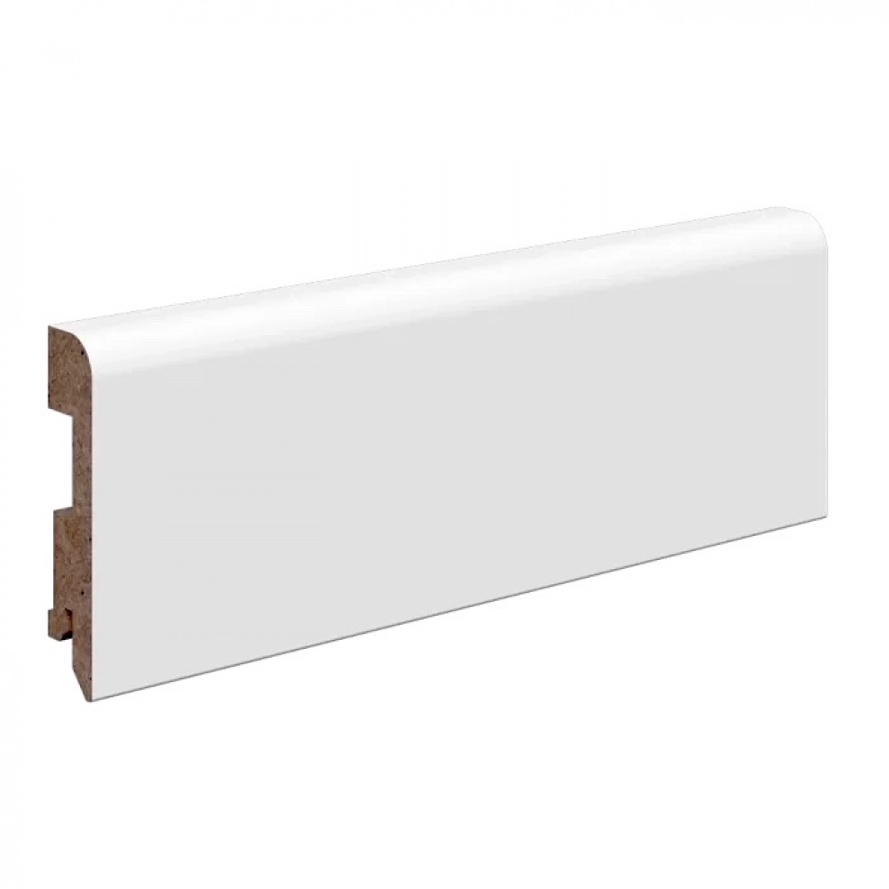Плинтус напольный эмаль VFD Stockholm h70 Polar белый