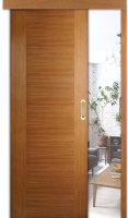 Раздвижная шпонированная дверь Belwooddoors Классика люкс глухая дуб