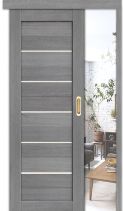 Раздвижная дверь Порта-22, остекленная, Grey veralinga