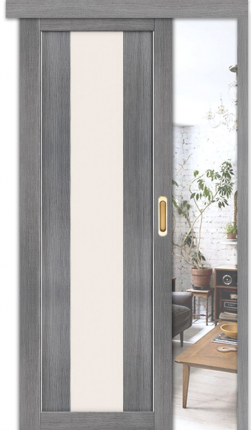 Раздвижная дверь Порта-25, остекленная, Grey veralinga