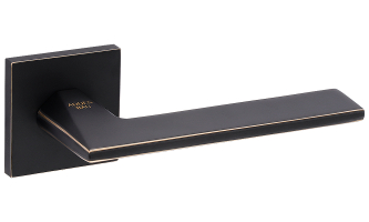 Ручка ADDEN BAU BINARY Q572 BLACK / GOLD RIM черный, грань золото