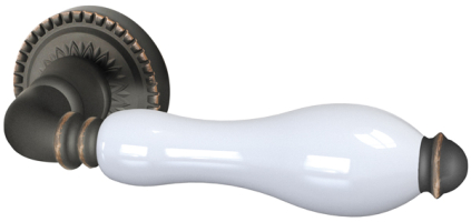 Ручка Armadillo Silvia CL1 ABL-18/WP-109 темная медь/бел.фарфор