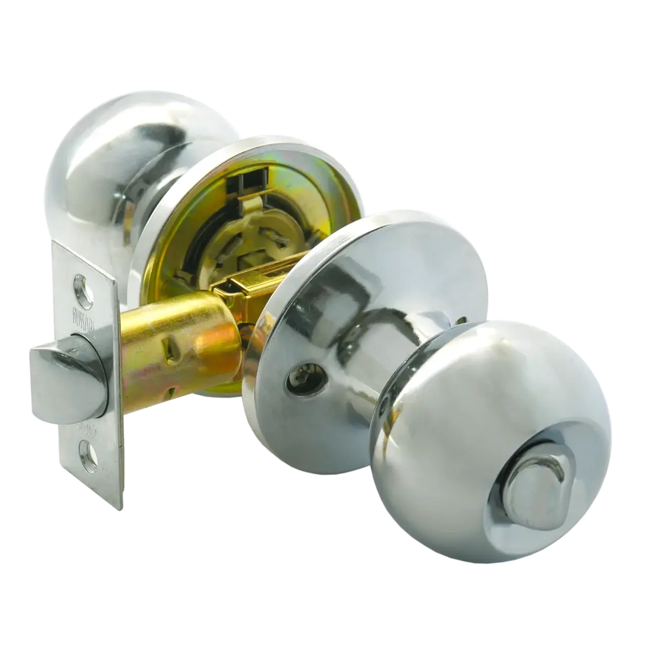 Ручка BUSSARE 67-03 CHROME шариковая, с фиксатором (хром блестящий)
