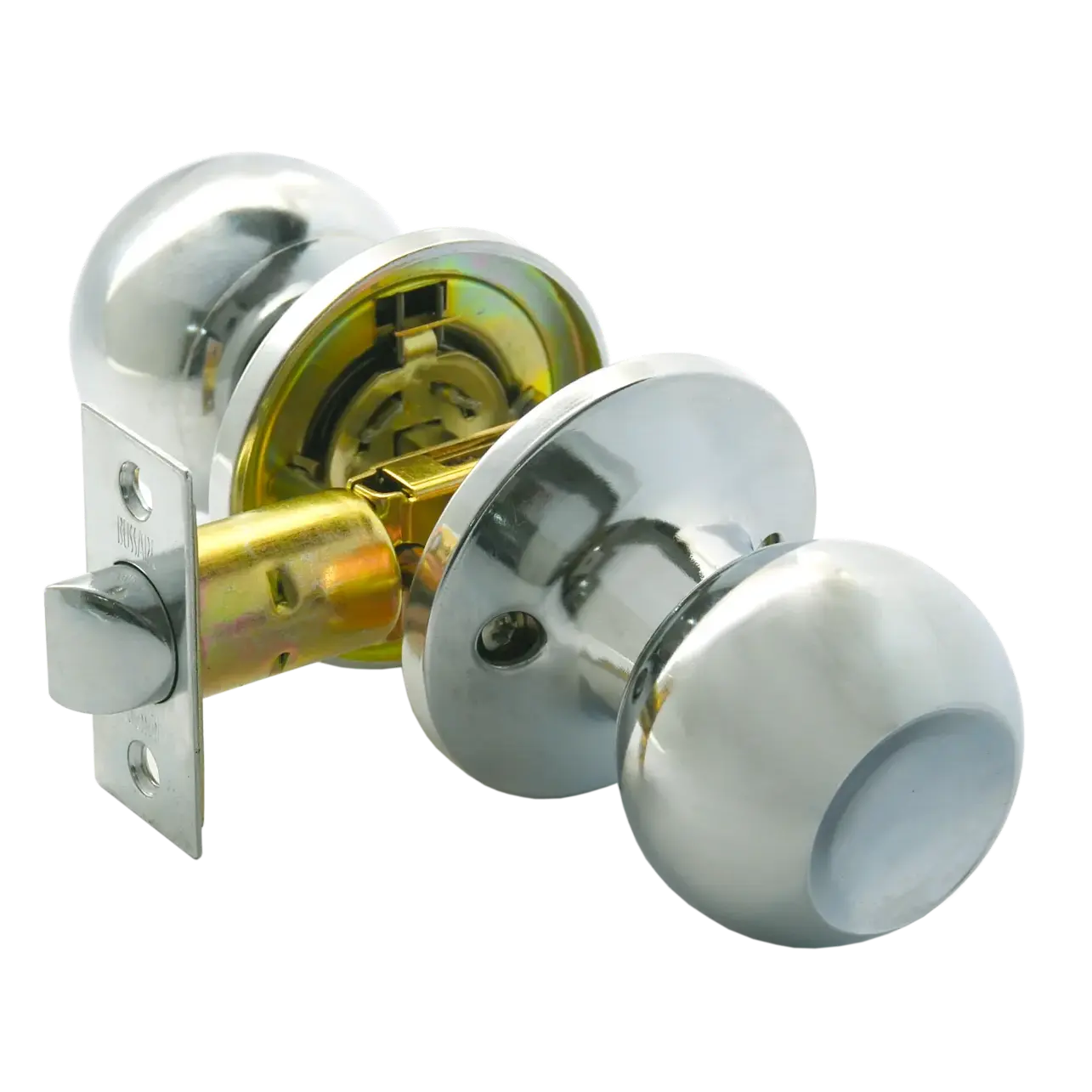 Ручка BUSSARE 67-05 CHROME шариковая, проходная (хром блестящий)