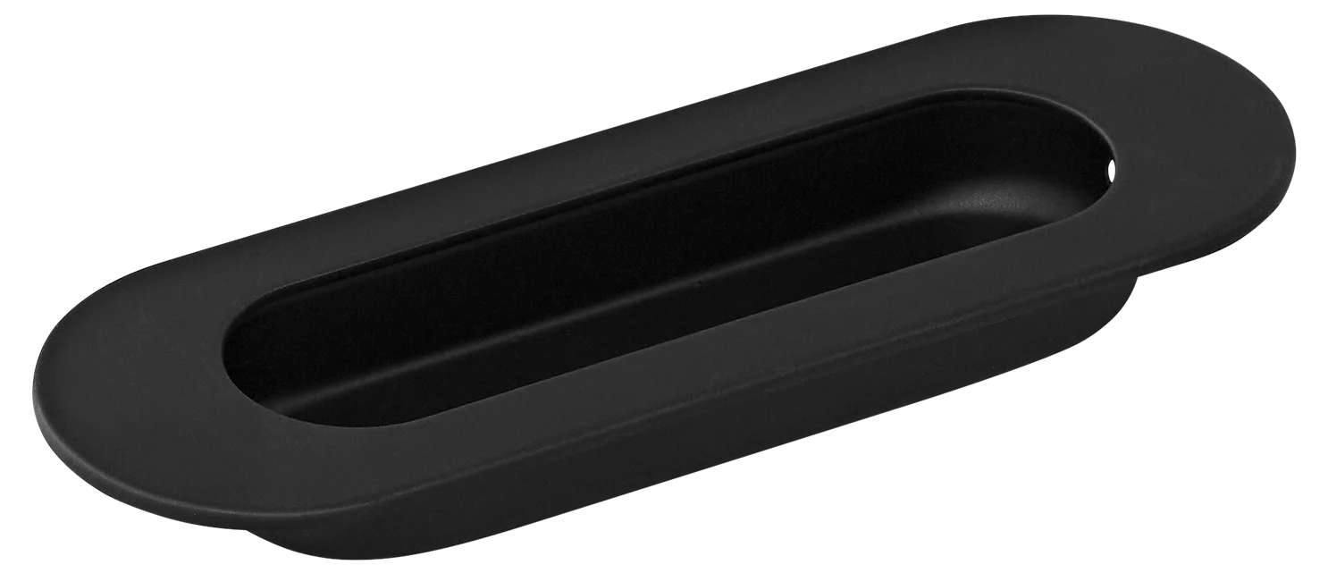 Ручка для раздвижных дверей MHS120 BL, цвет черный, ЦАМ