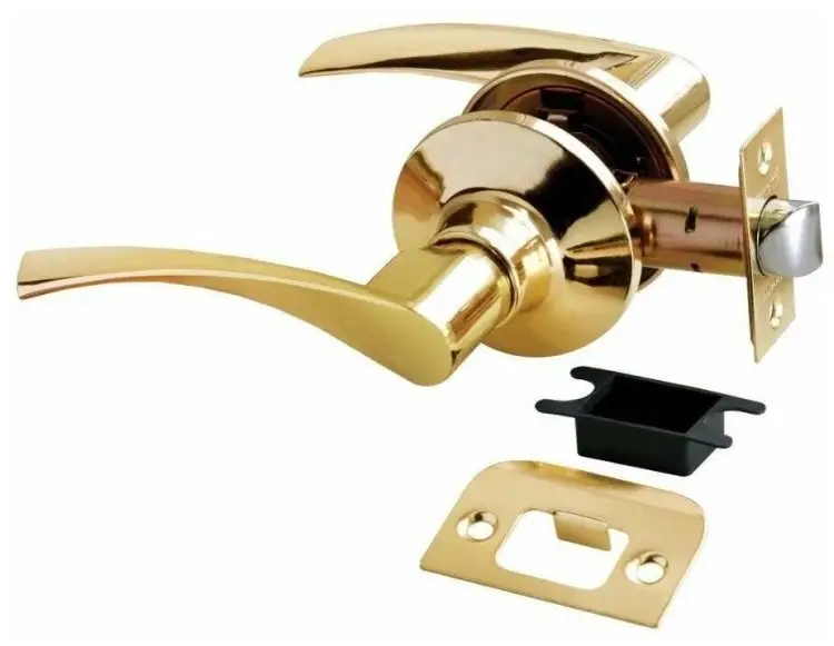 Ручка дверная HK-02 PG без фиксатора, золото