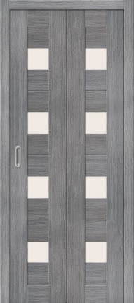 Складная дверь Порта-23, остеклённая, Grey veralinga