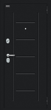 Дверь входная металлическая Bravo Некст Kale букле черное, Off-white