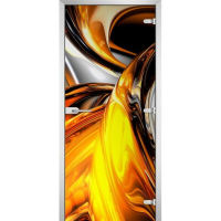 Стеклянная межкомнатная дверь ABSTRACTION-11