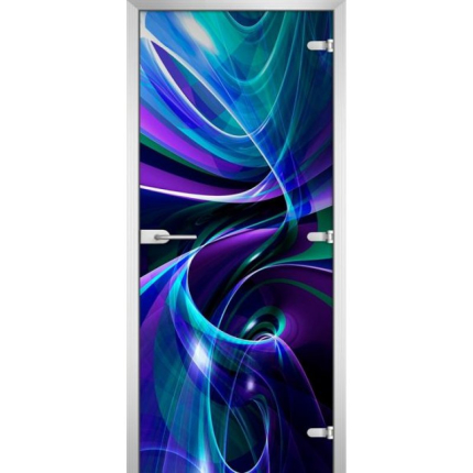 Стеклянная межкомнатная дверь ABSTRACTION-12