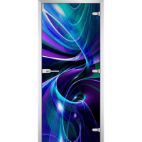 Стеклянная межкомнатная дверь ABSTRACTION-12