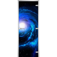 Стеклянная межкомнатная дверь SPACE-10