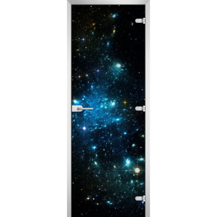 Стеклянная межкомнатная дверь SPACE-12