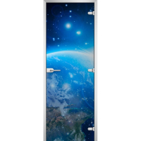 Стеклянная межкомнатная дверь SPACE-18