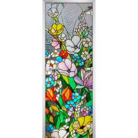 Стеклянная межкомнатная дверь STAINED GLASS-03
