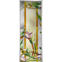 Стеклянная межкомнатная дверь STAINED GLASS-04