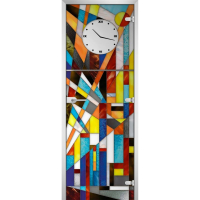 Стеклянная межкомнатная дверь STAINED GLASS-05