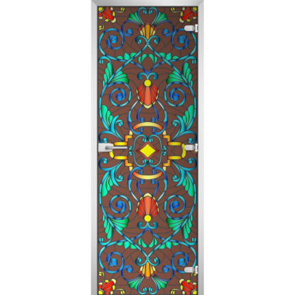 Стеклянная межкомнатная дверь STAINED GLASS-07