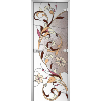 Стеклянная межкомнатная дверь STAINED GLASS-10