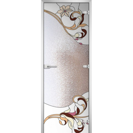 Стеклянная межкомнатная дверь STAINED GLASS-11