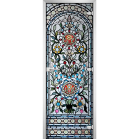 Стеклянная межкомнатная дверь STAINED GLASS-15