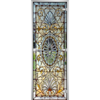 Стеклянная межкомнатная дверь STAINED GLASS-17