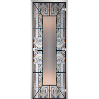 Стеклянная межкомнатная дверь STAINED GLASS-18