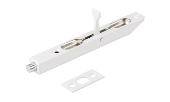 Торцевой шпингалет Adden Bau 401-140 WHITE белый