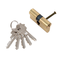 Цилиндр ключ-ключ Adden Bau CYL 5-60, золото